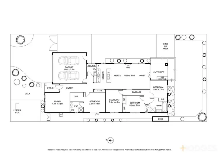 Floorplan of Homely house listing, 22 Alcandre Street, Ocean Grove VIC 3226