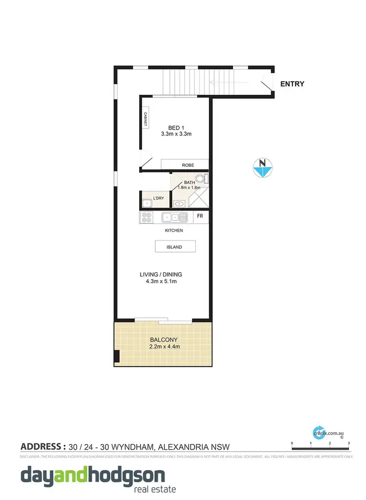 Floorplan of Homely apartment listing, 30/20-34 Wyndham Street, Alexandria NSW 2015