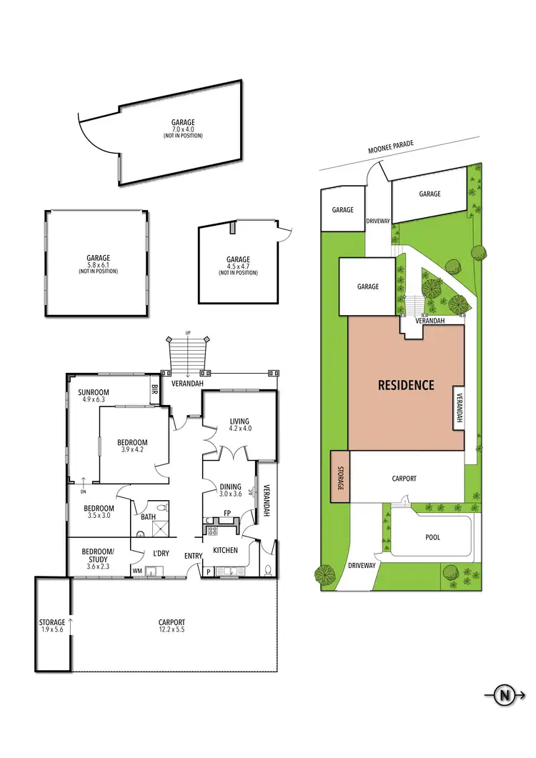 Floorplan of Homely house listing, 30 Hooper Crescent, Brunswick West VIC 3055