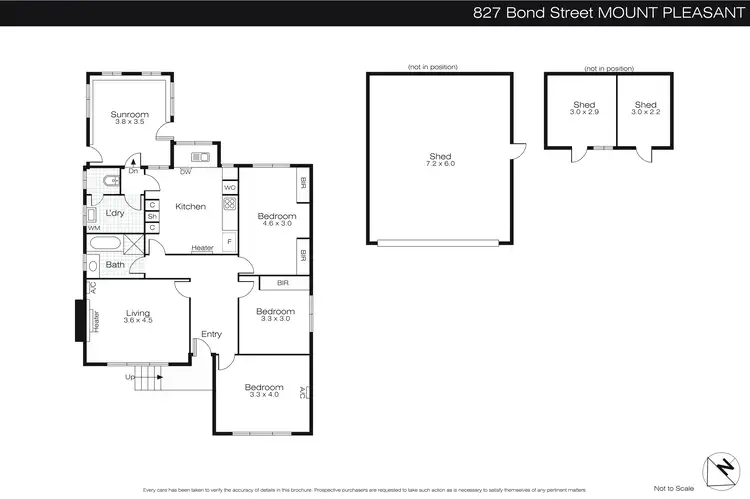 Floorplan of Homely house listing, 827 Bond Street, Mount Pleasant VIC 3350