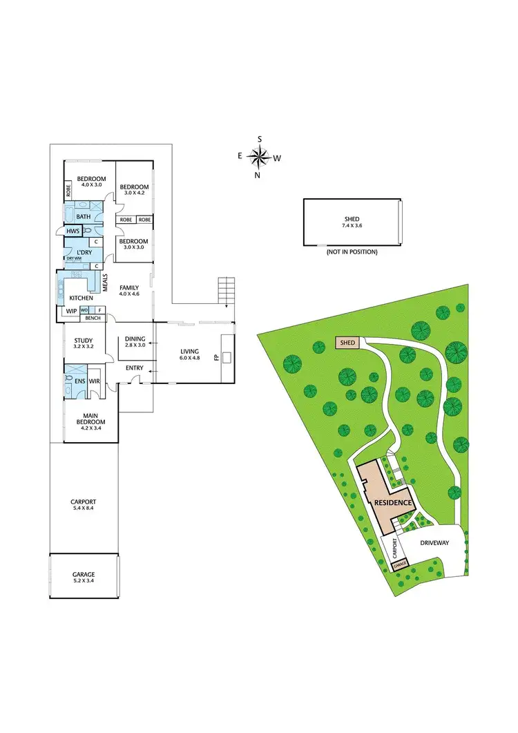 Floorplan of Homely house listing, 13-14 Dirlton Crescent, Park Orchards VIC 3114