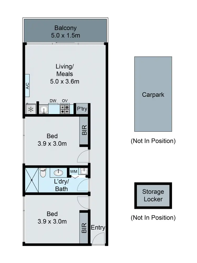Floorplan of Homely apartment listing, 207/3 Morton Avenue, Carnegie VIC 3163