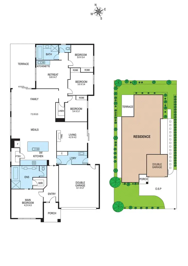 Floorplan of Homely house listing, 9 Royalty Avenue, Highett VIC 3190