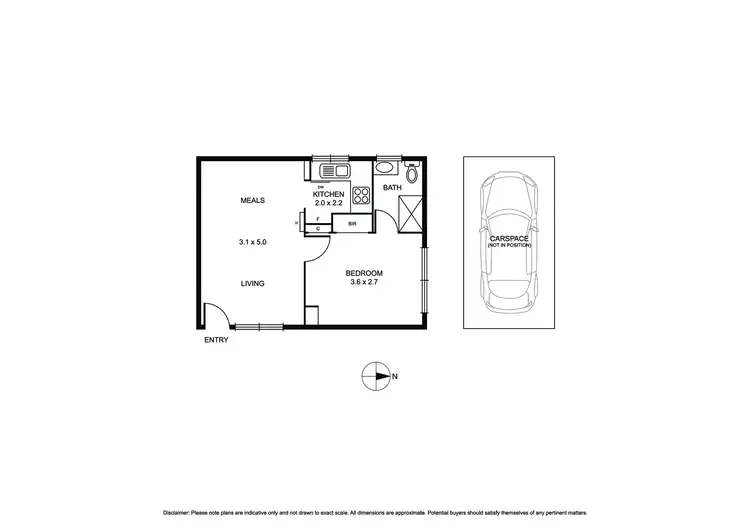 Floorplan of Homely apartment listing, 12/9 Waratah Avenue, Glen Huntly VIC 3163