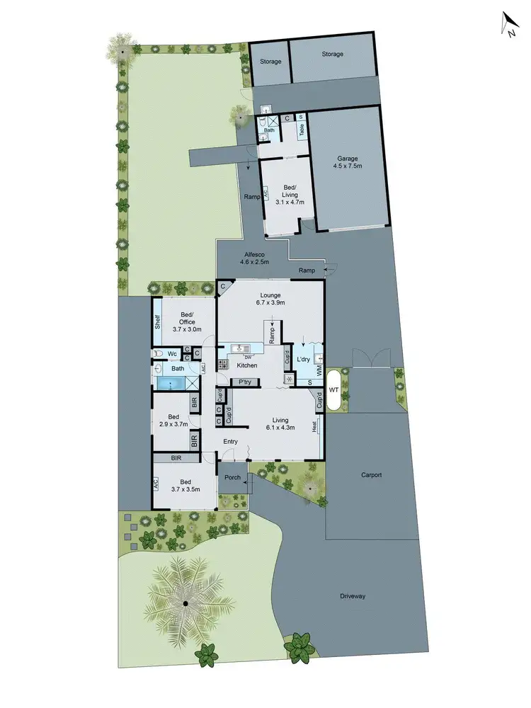Floorplan of Homely house listing, 50 Pinewood Drive, Mount Waverley VIC 3149