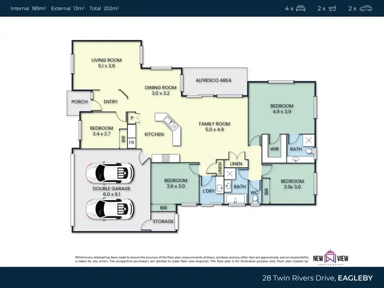 Floorplan of Homely house listing, 28 Twin Rivers Drive, Eagleby QLD 4207