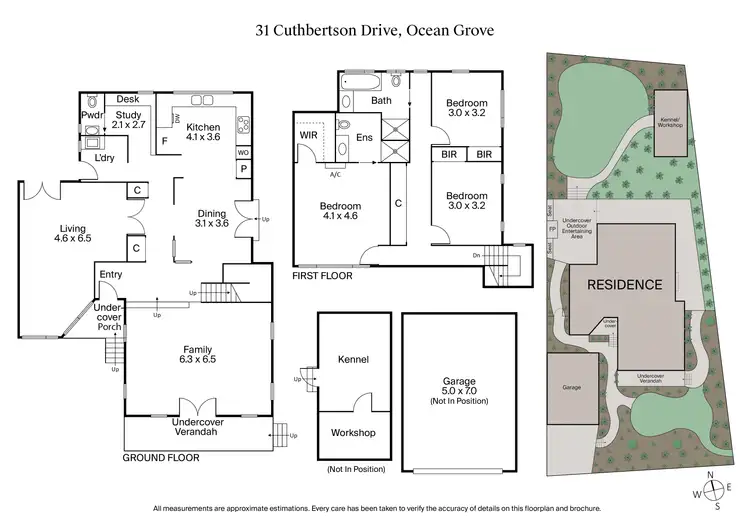 Floorplan of Homely house listing, 31 Cuthbertson Drive, Ocean Grove VIC 3226