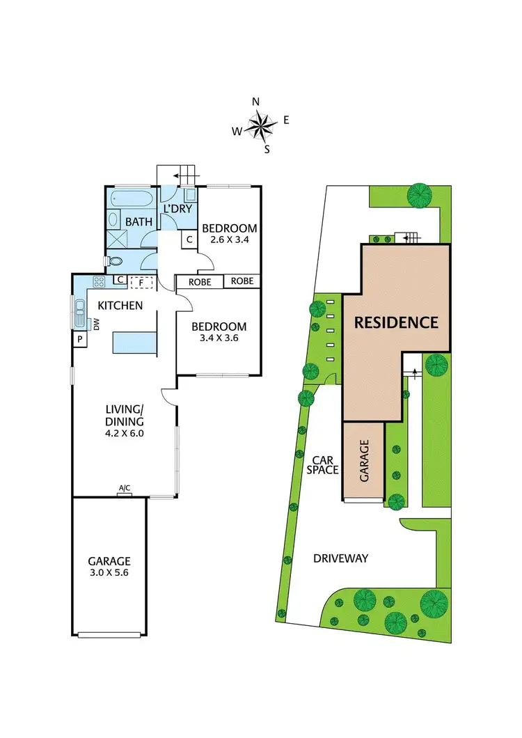 Floorplan of Homely unit listing, 6/27 Para Road, Lower Plenty VIC 3093