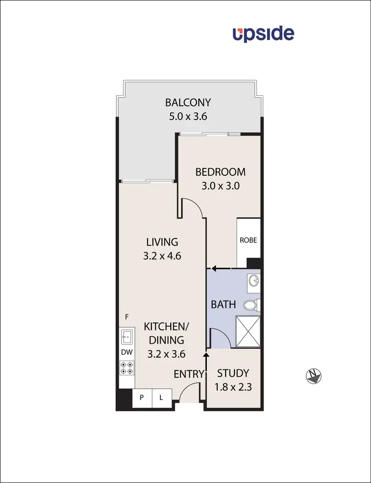 Floorplan of Homely unit listing, 515/47 Nelson Place, Williamstown VIC 3016