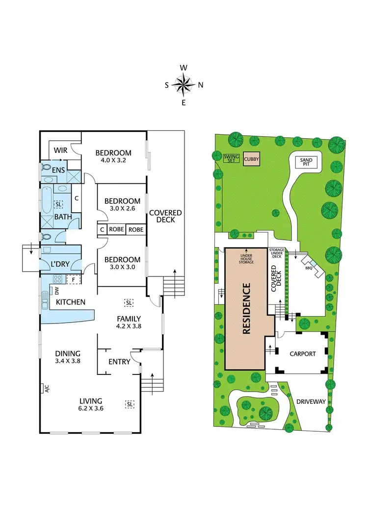 Floorplan of Homely house listing, 14 Floriston Grove, Eltham VIC 3095