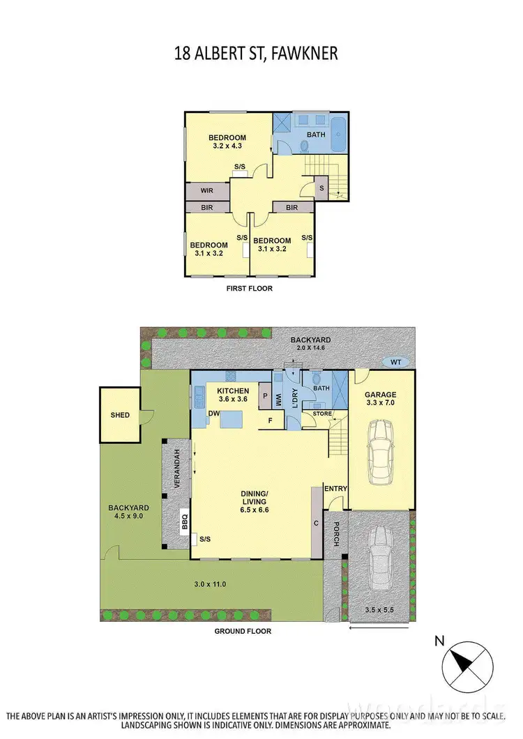 Floorplan of Homely house listing, 18 Albert Street, Fawkner VIC 3060