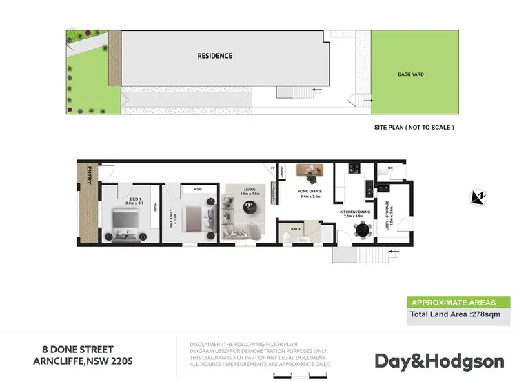 Floorplan of Homely house listing, 8 Done Street, Arncliffe NSW 2205