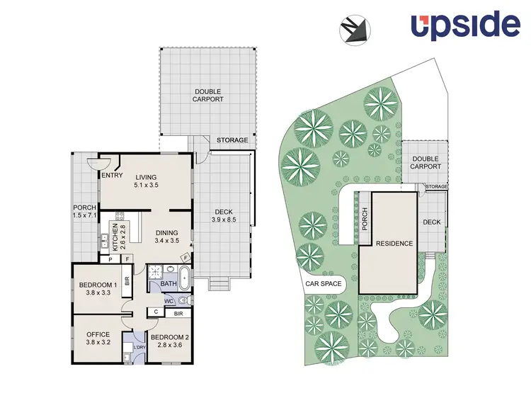 Floorplan of Homely house listing, 2 Zincke Close, Calwell ACT 2905
