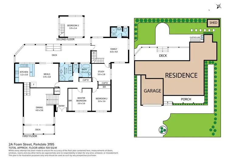 Floorplan of Homely house listing, 2A Foam Street, Parkdale VIC 3195