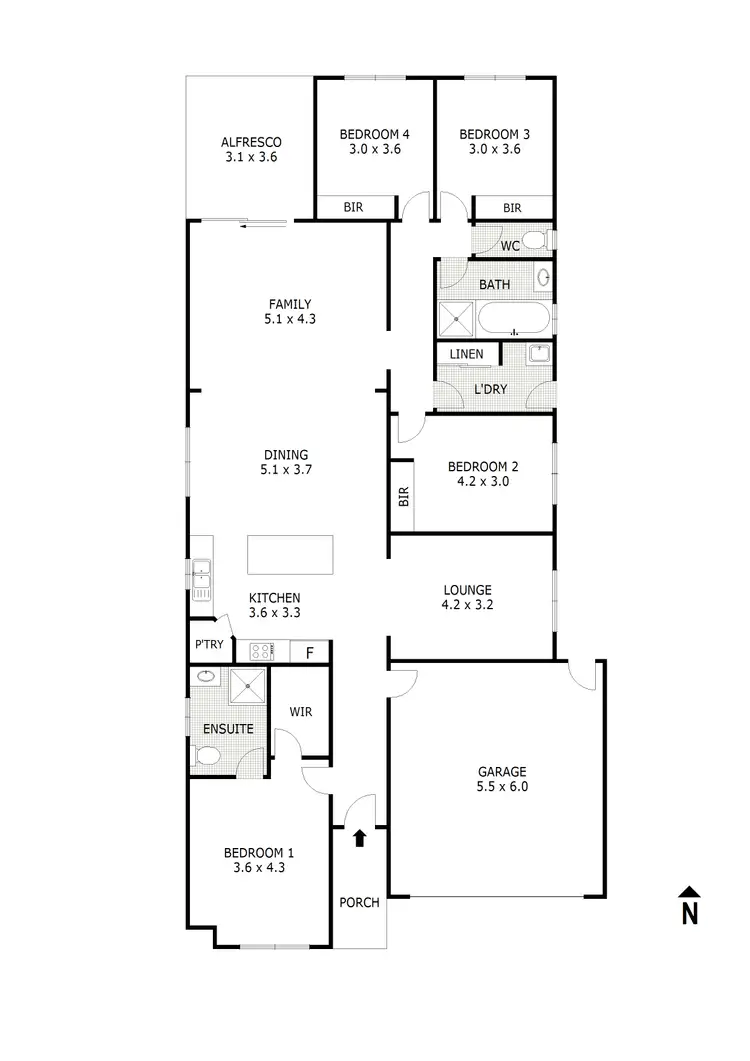 Floorplan of Homely house listing, 8 Royal Parade, Kilmore VIC 3764