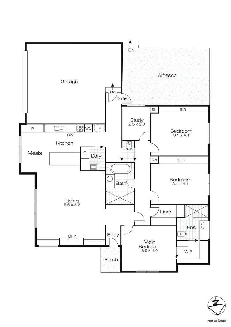 Floorplan of Homely house listing, 4 Murray Street, Newington VIC 3350