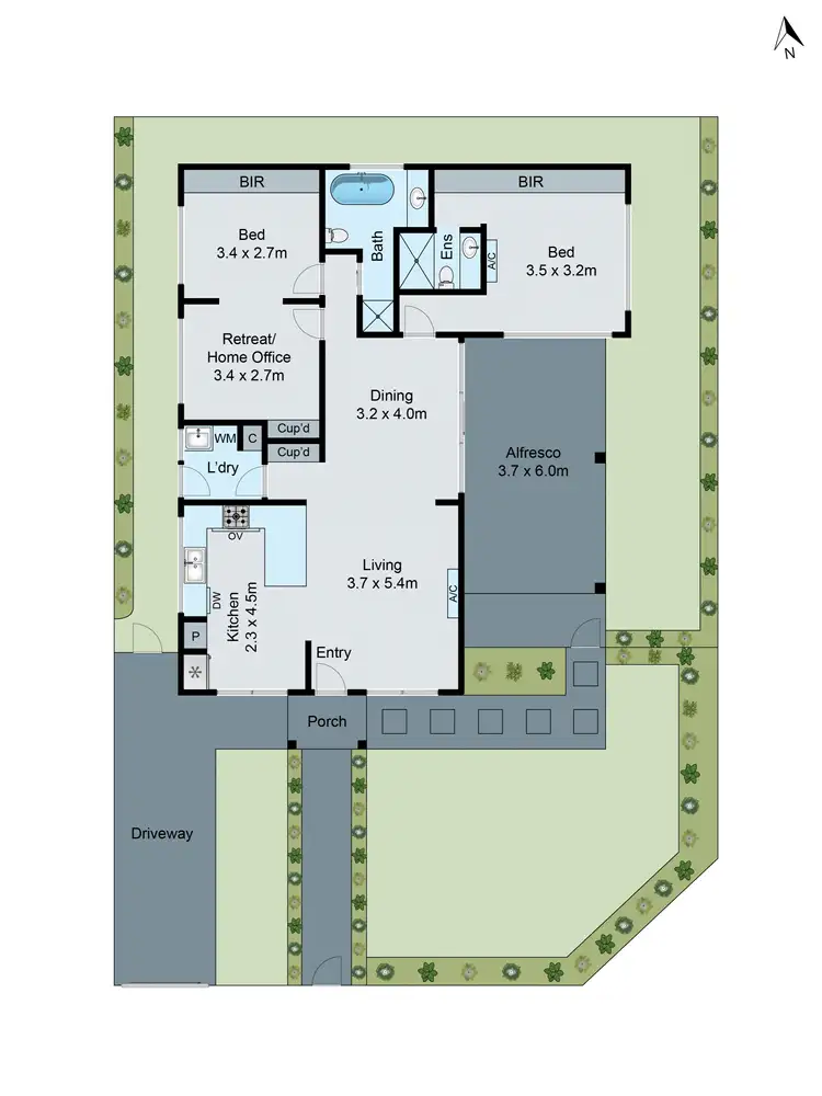 Floorplan of Homely house listing, 39 Kallay Street, Clayton South VIC 3169