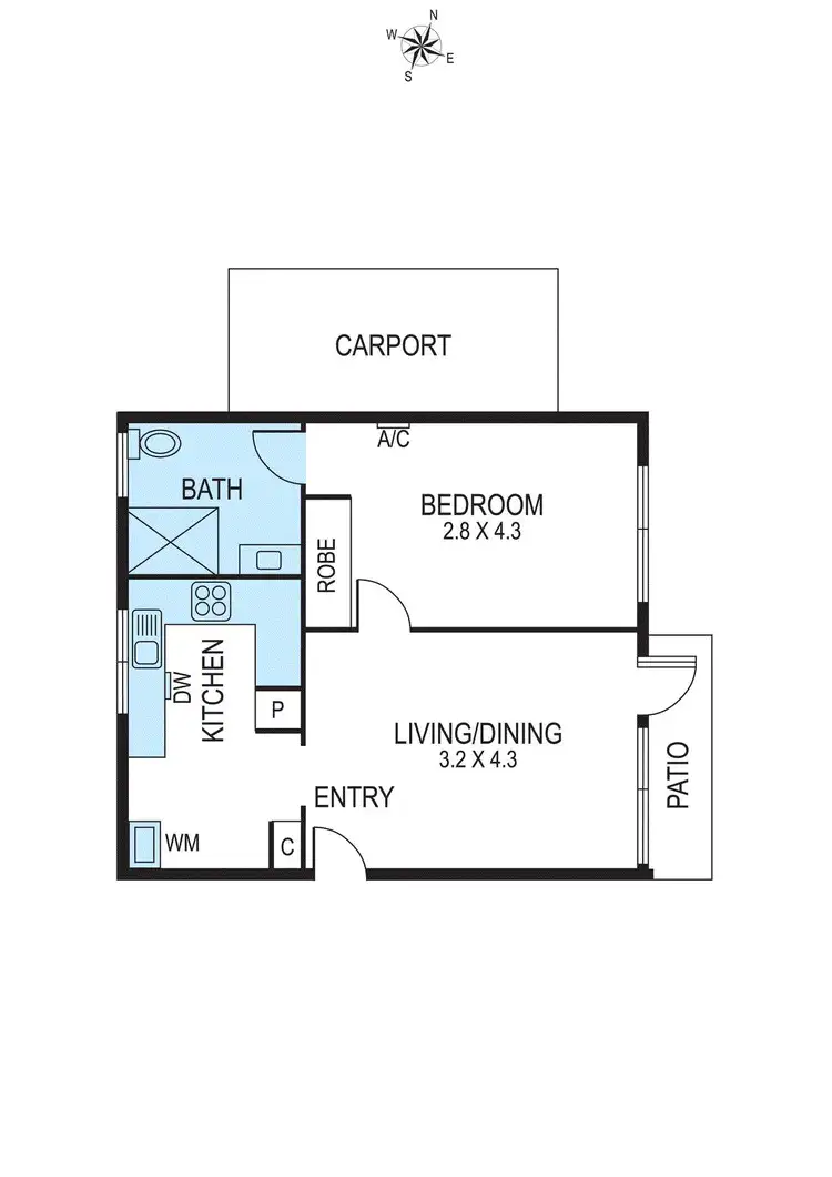 Floorplan of Homely apartment listing, 7/133 Grange Road, Glen Huntly VIC 3163