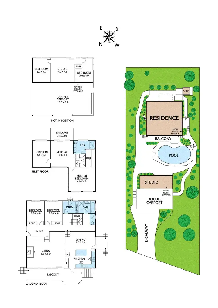 Floorplan of Homely house listing, 23 Albert Road, North Warrandyte VIC 3113