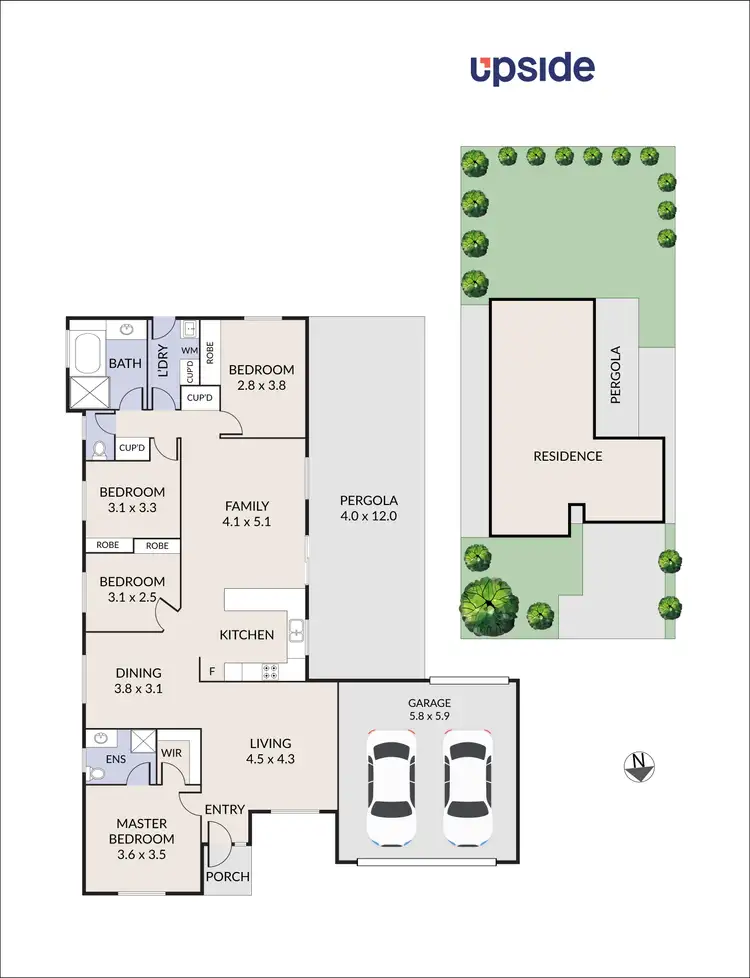 Floorplan of Homely house listing, 4 Mirabella Court, Hastings VIC 3915