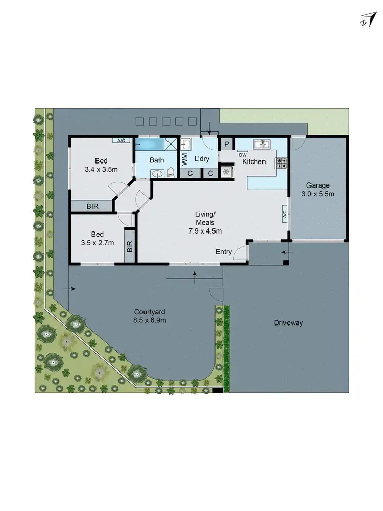 Floorplan of Homely unit listing, 1/21 Herbert Street, Mount Waverley VIC 3149