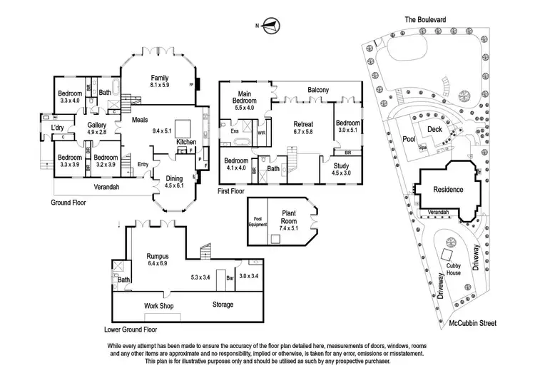 Floorplan of Homely house listing, 4 McCubbin Street, Ivanhoe East VIC 3079