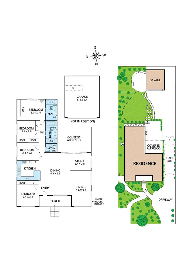 Floorplan of Homely house listing, 4 Flint Street, Eltham VIC 3095