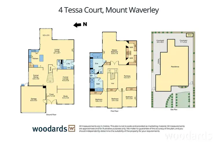 Floorplan of Homely house listing, 4 Tessa Court, Mount Waverley VIC 3149