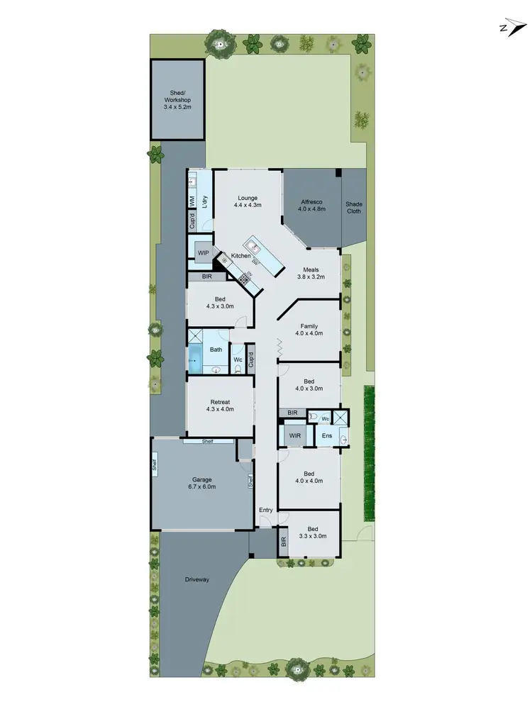 Floorplan of Homely house listing, 3 Milton Avenue, Clayton South VIC 3169