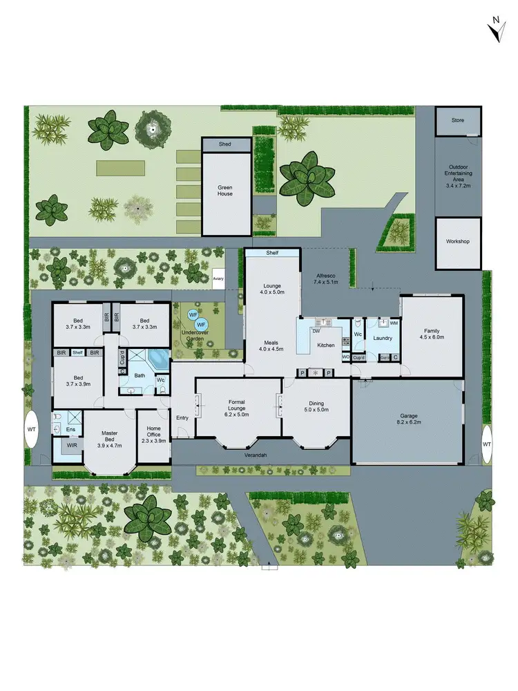 Floorplan of Homely house listing, 40-42 Grandview Road, Wheelers Hill VIC 3150