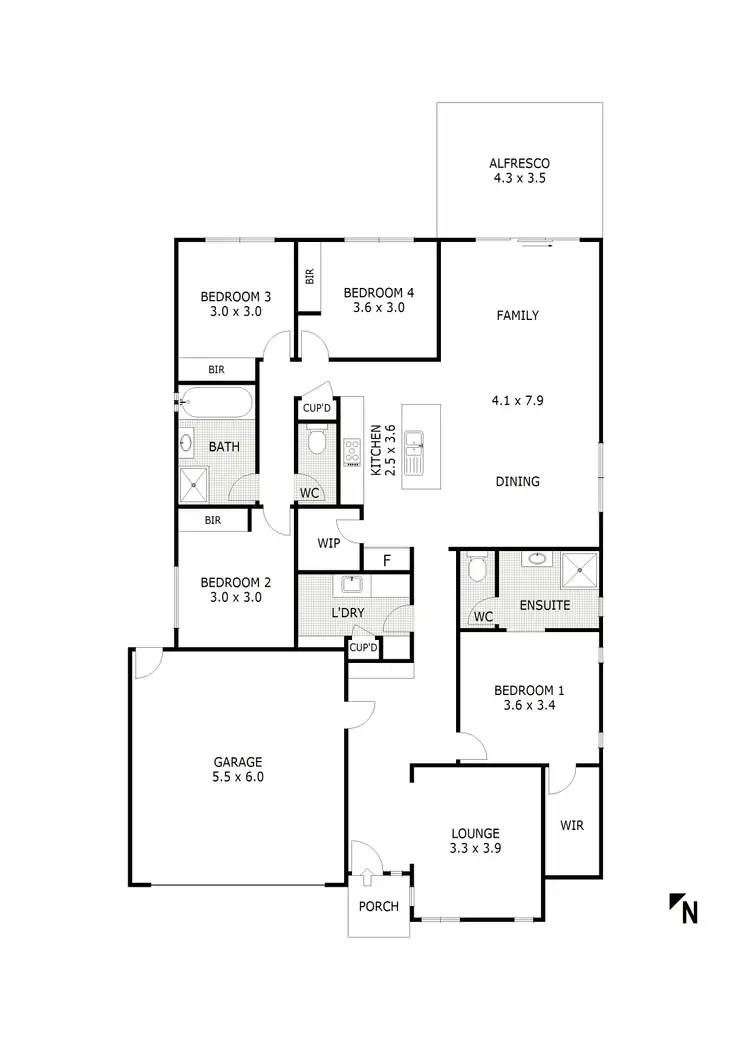 Floorplan of Homely house listing, 24 Tarago Street, Wallan VIC 3756