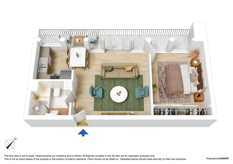 Floorplan of Homely apartment listing, 509/318 Little Lonsdale Street, Melbourne VIC 3000