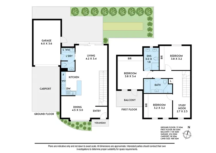 Floorplan of Homely townhouse listing, 2/393 Nepean Highway, Mordialloc VIC 3195