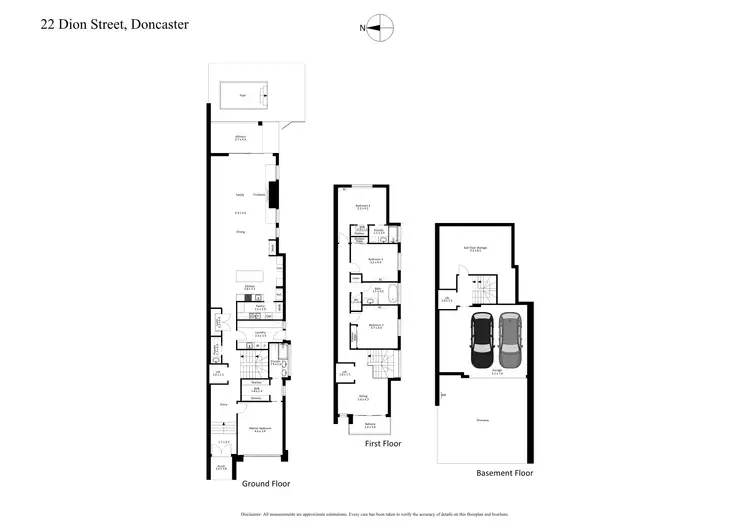 Floorplan of Homely house listing, 22 Dion Street, Doncaster VIC 3108