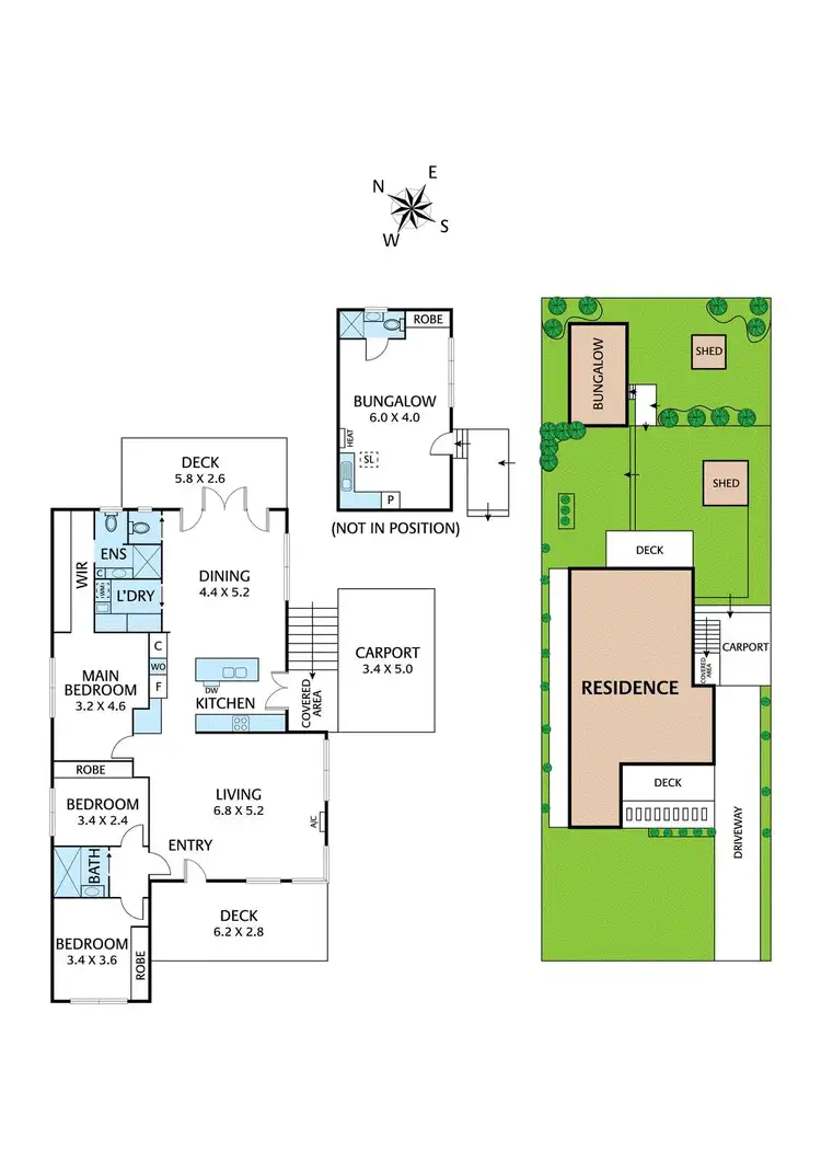 Floorplan of Homely house listing, 13 Gordon Grove, Montmorency VIC 3094