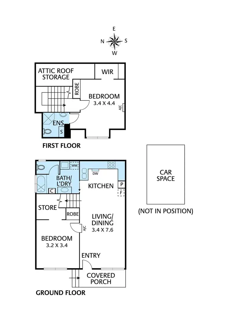 Floorplan of Homely unit listing, 1/10 Fairview Grove, Watsonia VIC 3087
