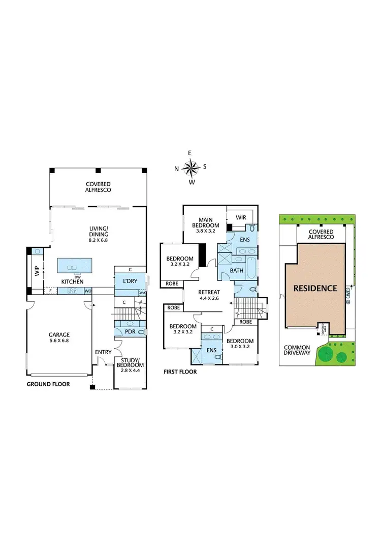 Floorplan of Homely house listing, 2/8 Standring Close, Donvale VIC 3111