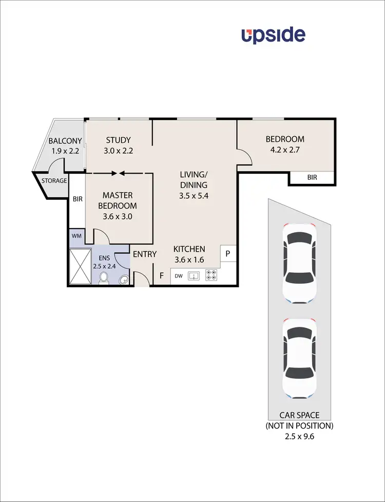 Floorplan of Homely unit listing, 1309/2 Albert Road, South Melbourne VIC 3205