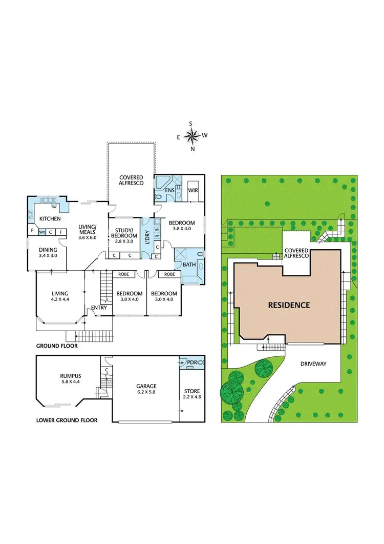 Floorplan of Homely house listing, 64 Valonia Drive, Eltham VIC 3095