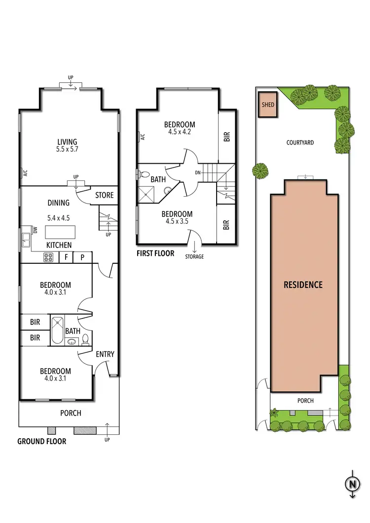 Floorplan of Homely house listing, 59 Edinburgh Street, Flemington VIC 3031