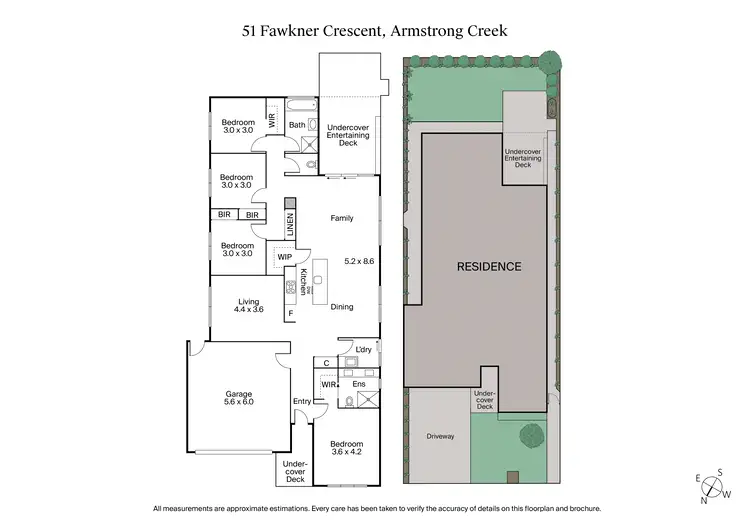 Floorplan of Homely house listing, 51 Fawkner Crescent, Armstrong Creek VIC 3217