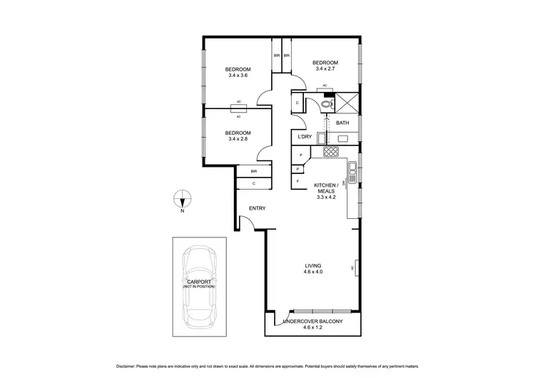 Floorplan of Homely apartment listing, 3/10 Sebastopol Street, Caulfield North VIC 3161