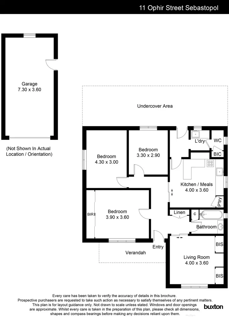 Floorplan of Homely house listing, 11 Ophir Street, Sebastopol VIC 3356