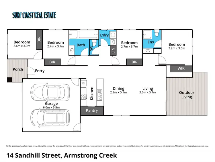 Floorplan of Homely house listing, 14 Sandhill Street, Armstrong Creek VIC 3217