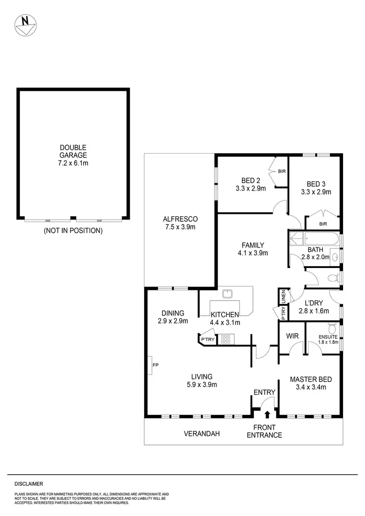 Floorplan of Homely house listing, 77 Hill Street, Sebastopol VIC 3356