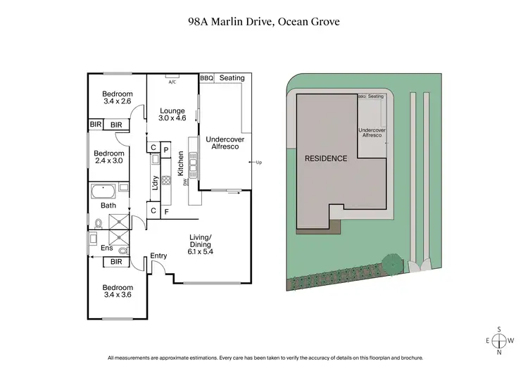 Floorplan of Homely house listing, 98A Marlin Drive, Ocean Grove VIC 3226