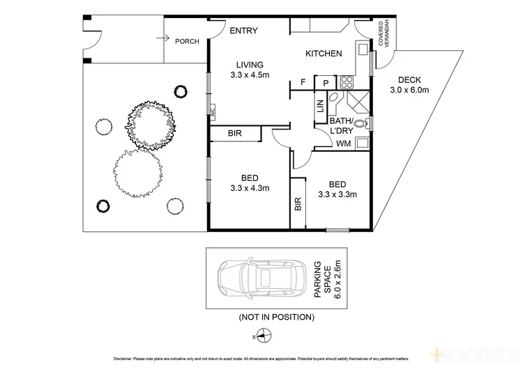 Floorplan of Homely unit listing, 7/428 Latrobe Terrace, Newtown VIC 3220