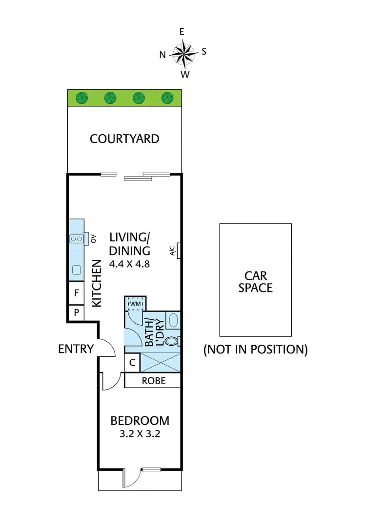 Floorplan of Homely apartment listing, G04/191 Barkers Road, Kew VIC 3101