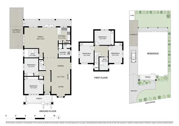 Floorplan of Homely house listing, 7 Cain Avenue, Northcote VIC 3070