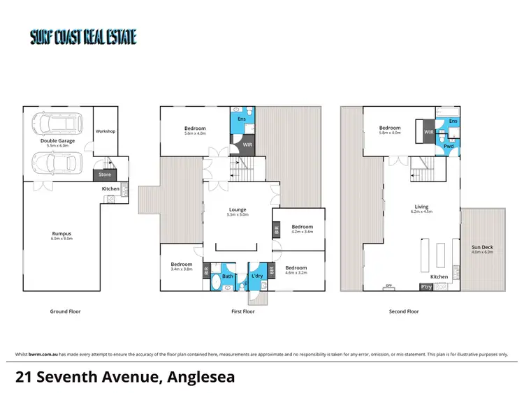 Floorplan of Homely house listing, 21 Seventh Avenue, Anglesea VIC 3230